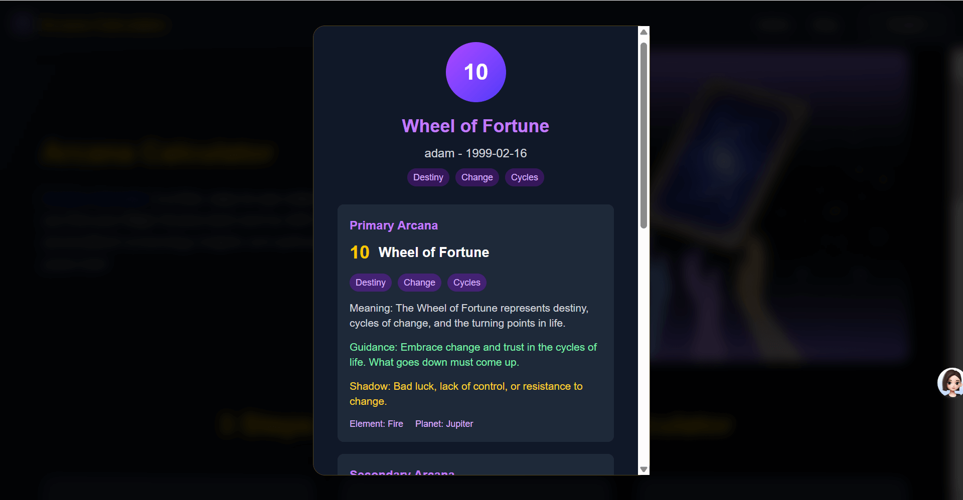 Arcana Calculator Review: Discover Your Tarot Arcana Number Instantly - Demo